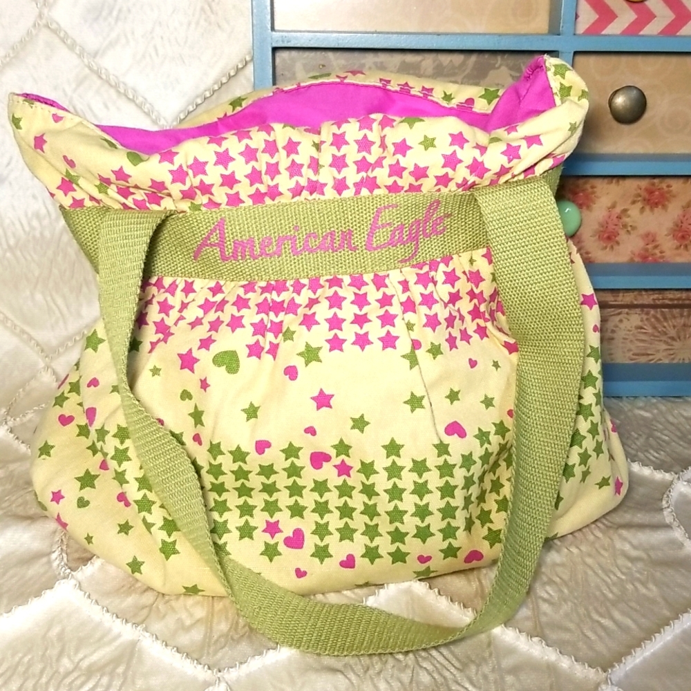American Eagle  outfitters,  cotton  hobo style Bag.